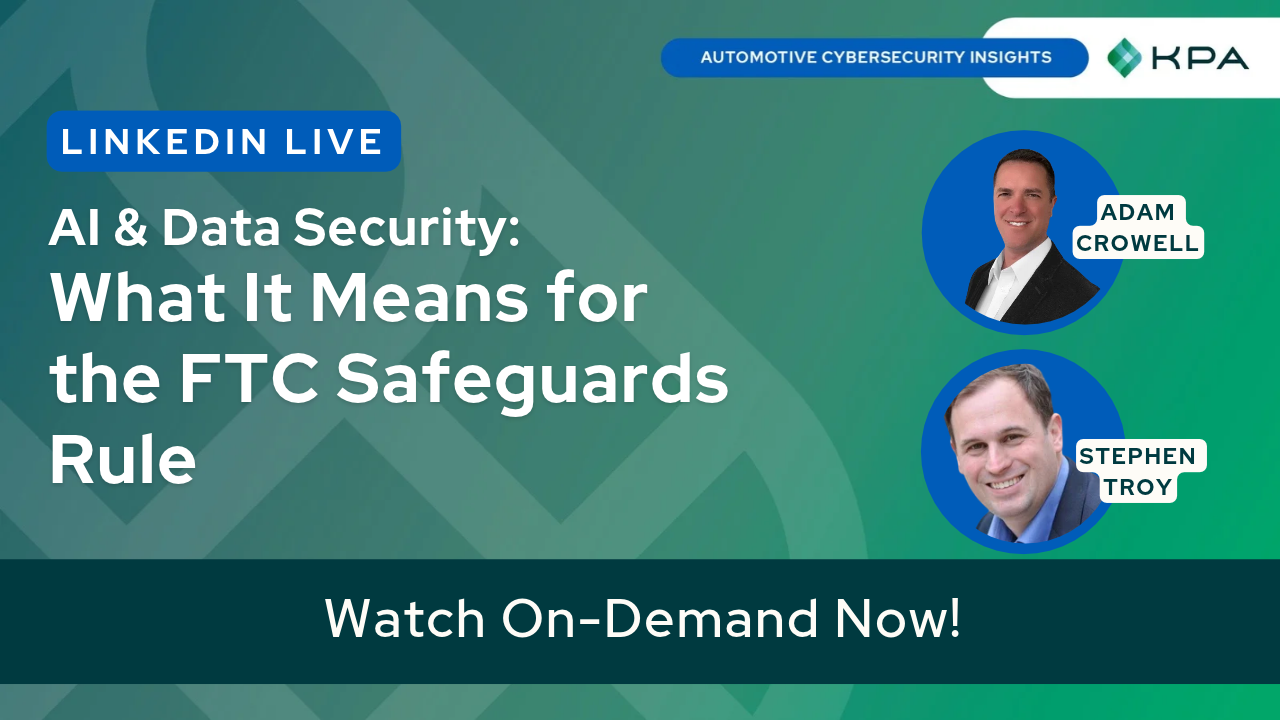 AI & Data Security: What It Means for the FTC Safeguards Rule