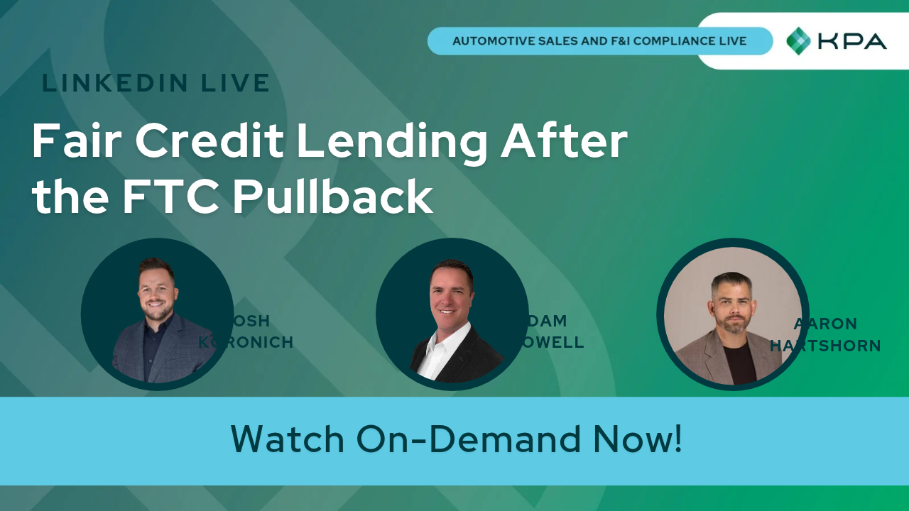 Fair Credit Lending After the FTC Pullback