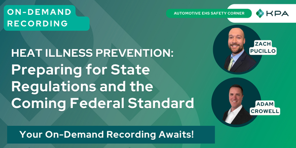 Heat Illness Prevention: Preparing for State Regulations & the Coming Federal Standard