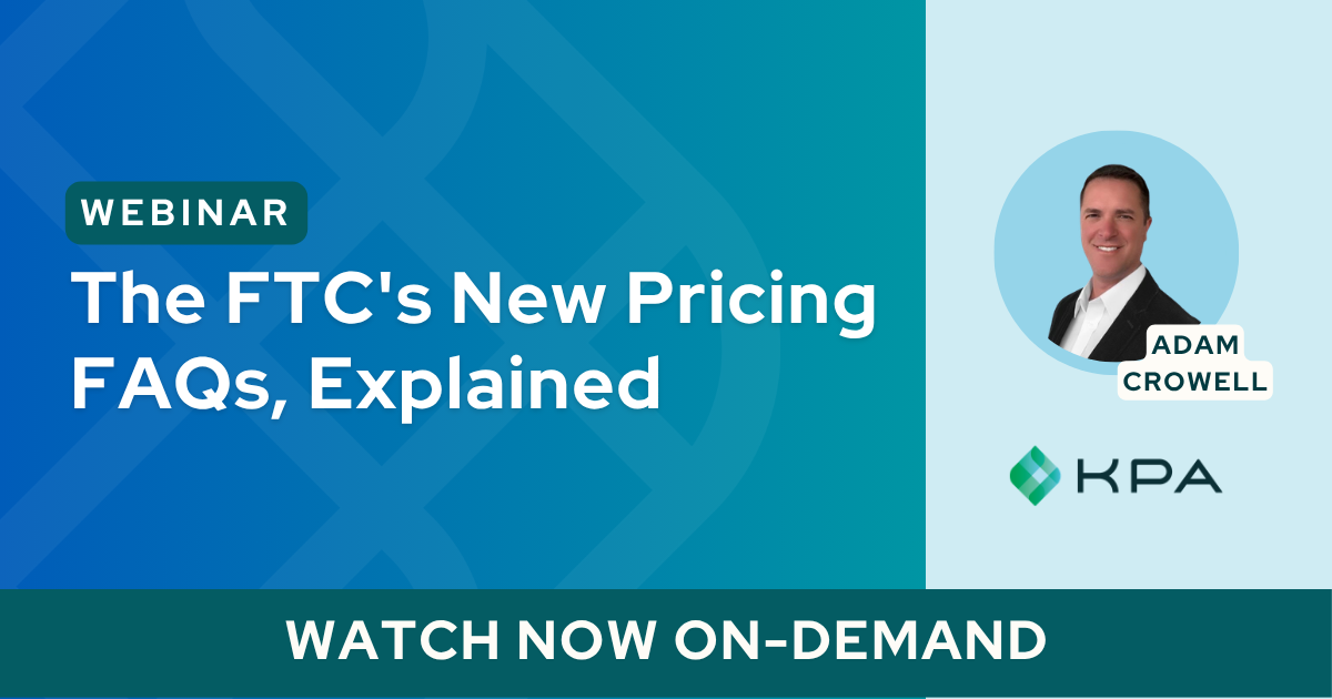 The FTC's New Pricing FAQs, Explained