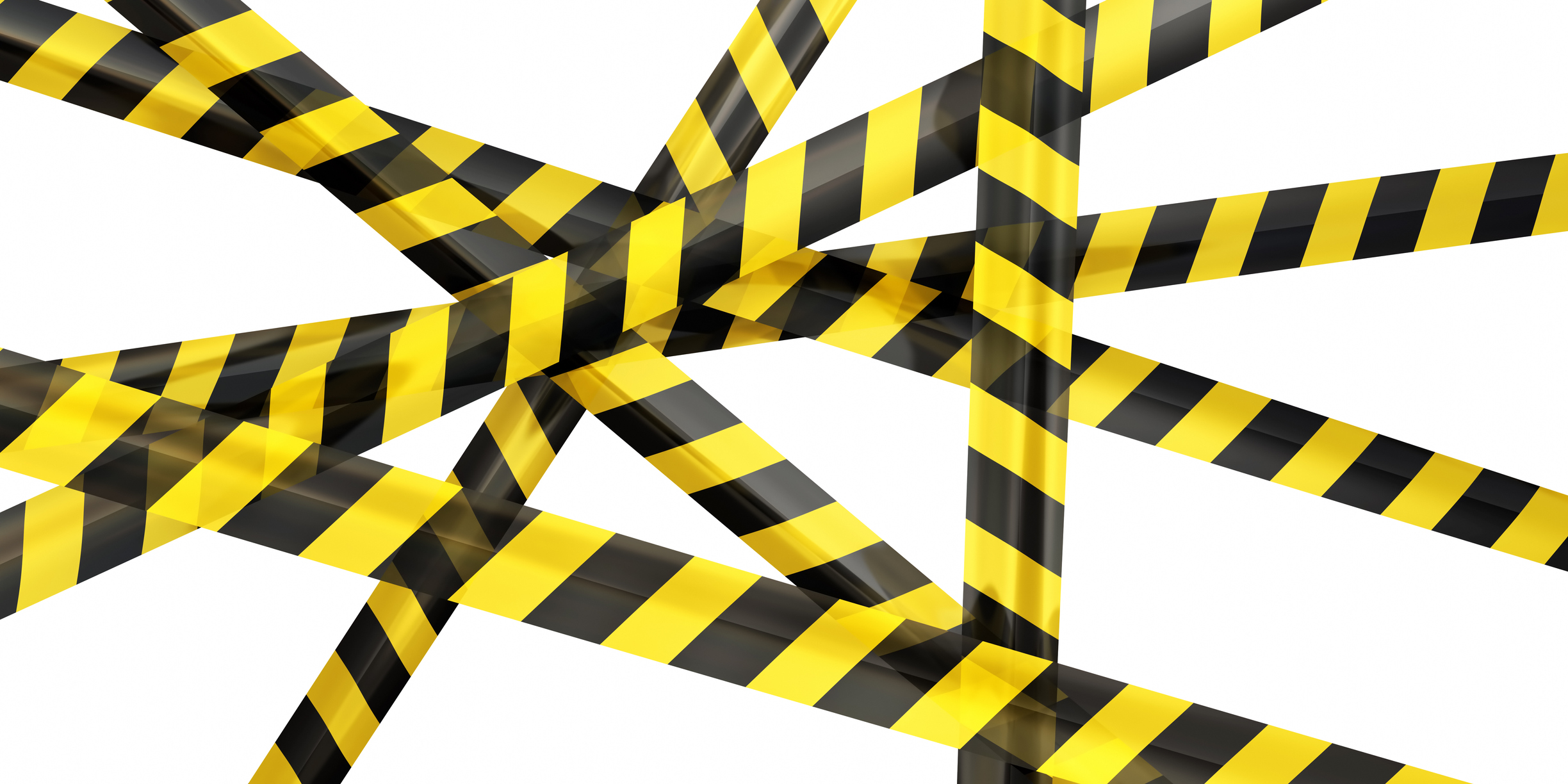 striped caution tape