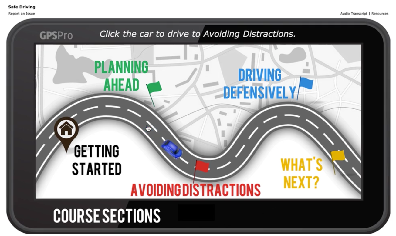 Safe Driving Training Screenshot
