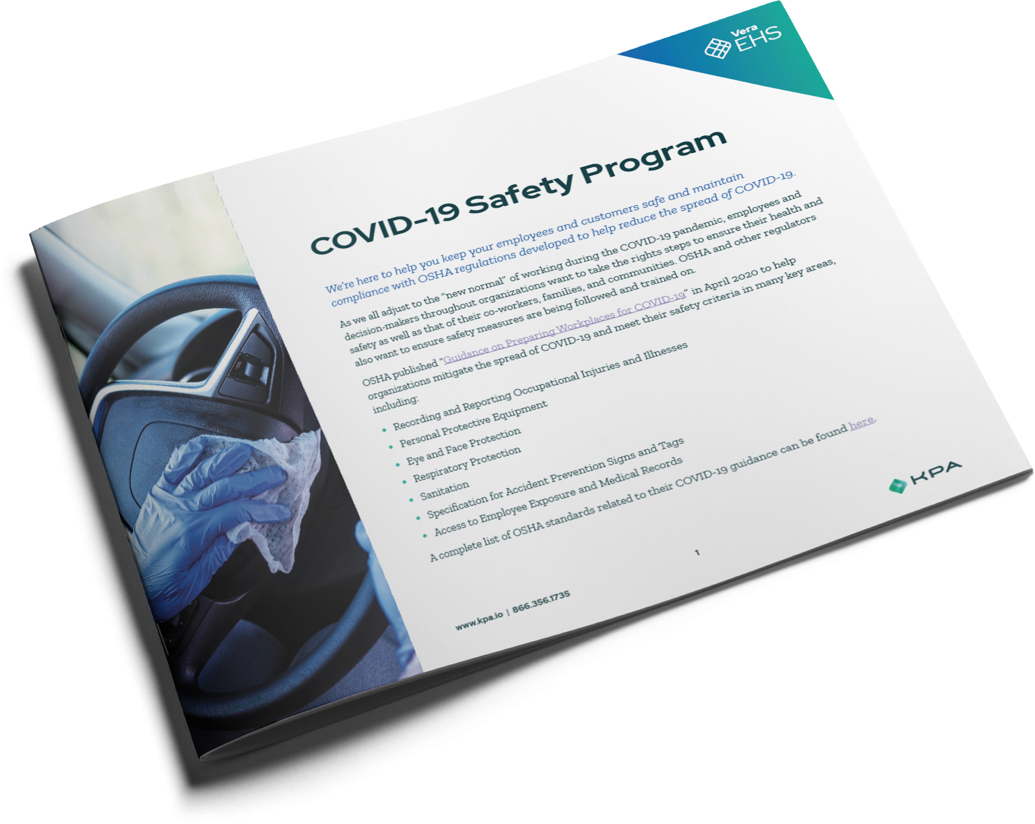 COVID-19 Safety Program Datasheet Cover Thumbnail