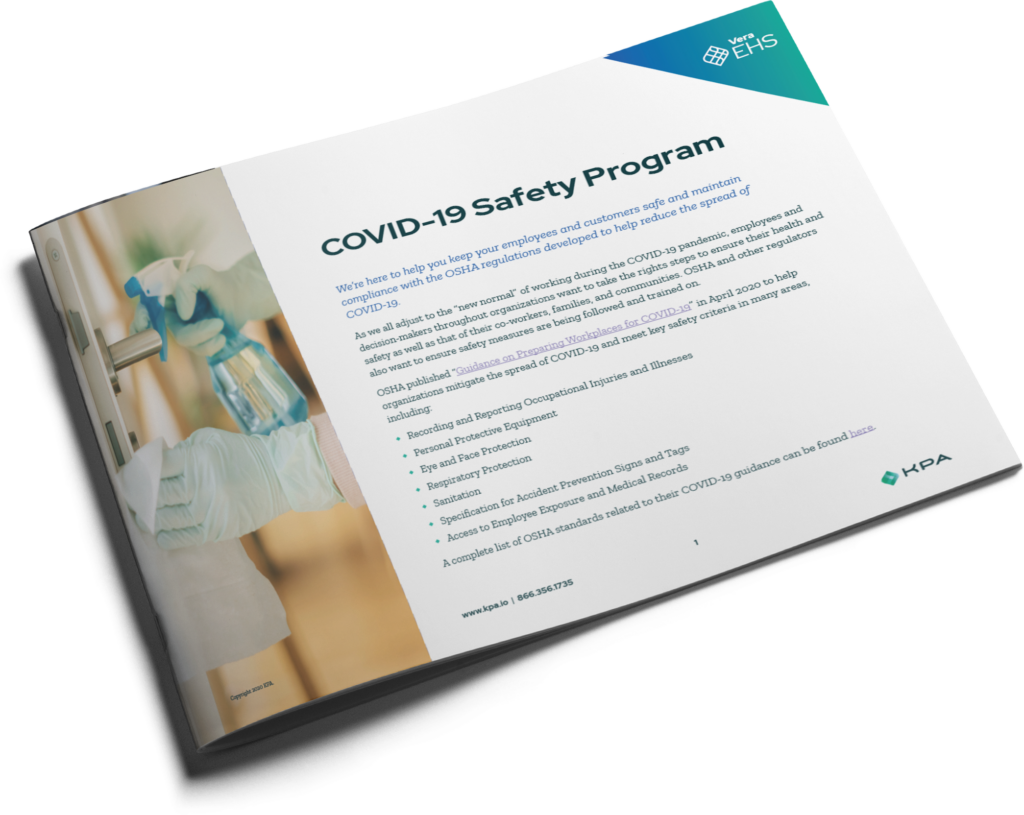 Hospitality COVID-19 Safety Program Datasheet Cover Thumbnail
