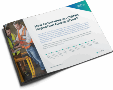 KPA How to survive OSHA Inspection Cheat Sheet cover