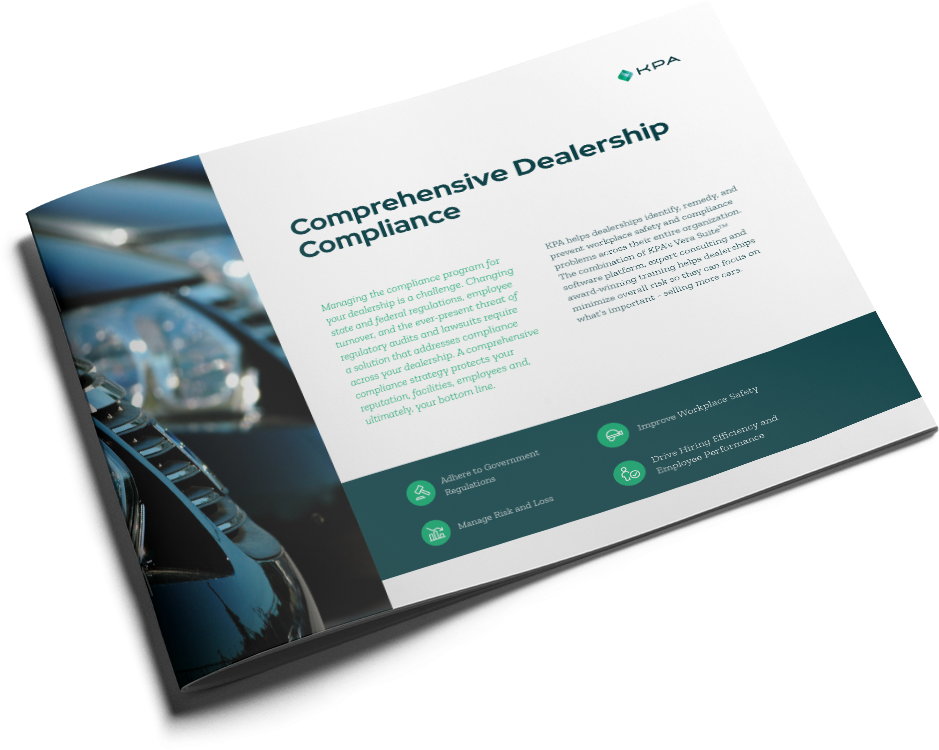 KPA Solution Brief - Comprehensive Dealership Compliance Cover