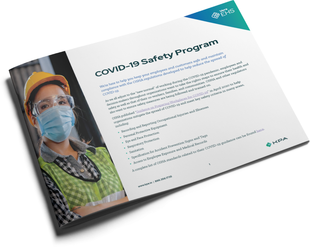 Manufacturing COVID-19 Safety Program Datasheet Cover Thumbnail