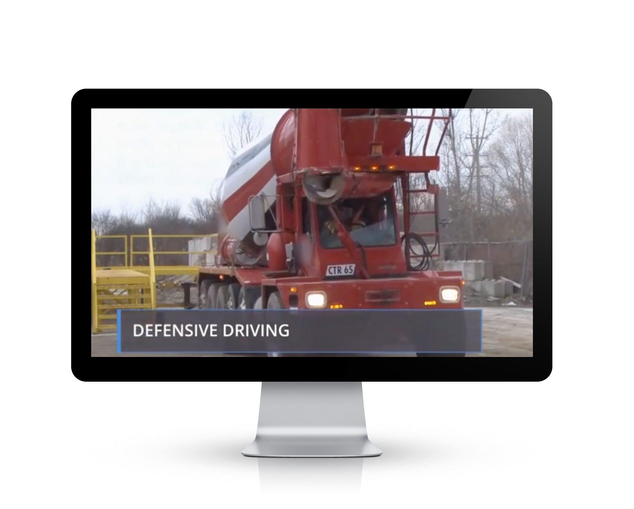 defensive driving ehs training still on a Video Base