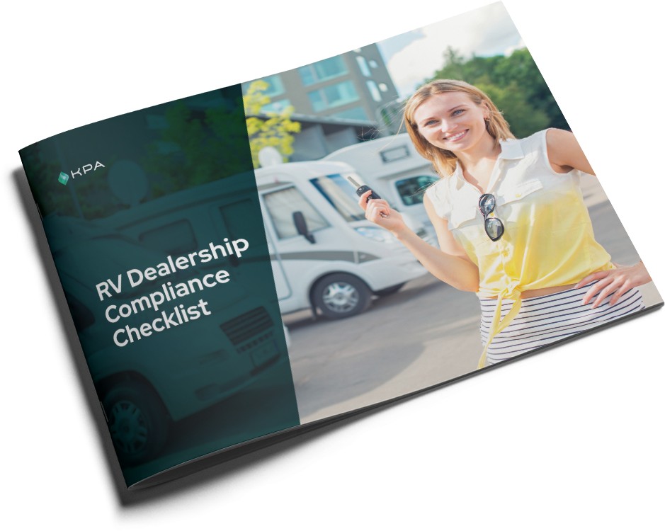 KPA - RV Dealership Compliance Checklist - Cover