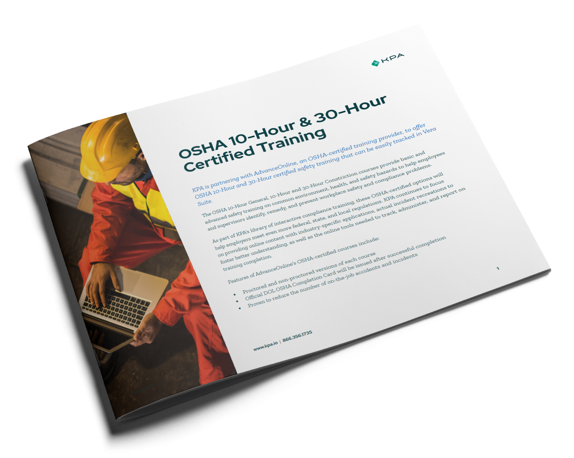 OSHA 10-Hour & 30-Hour Certified Training Datasheet Cover Thumbnail