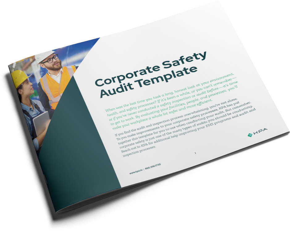 Corporate Safety Audit Template Cover
