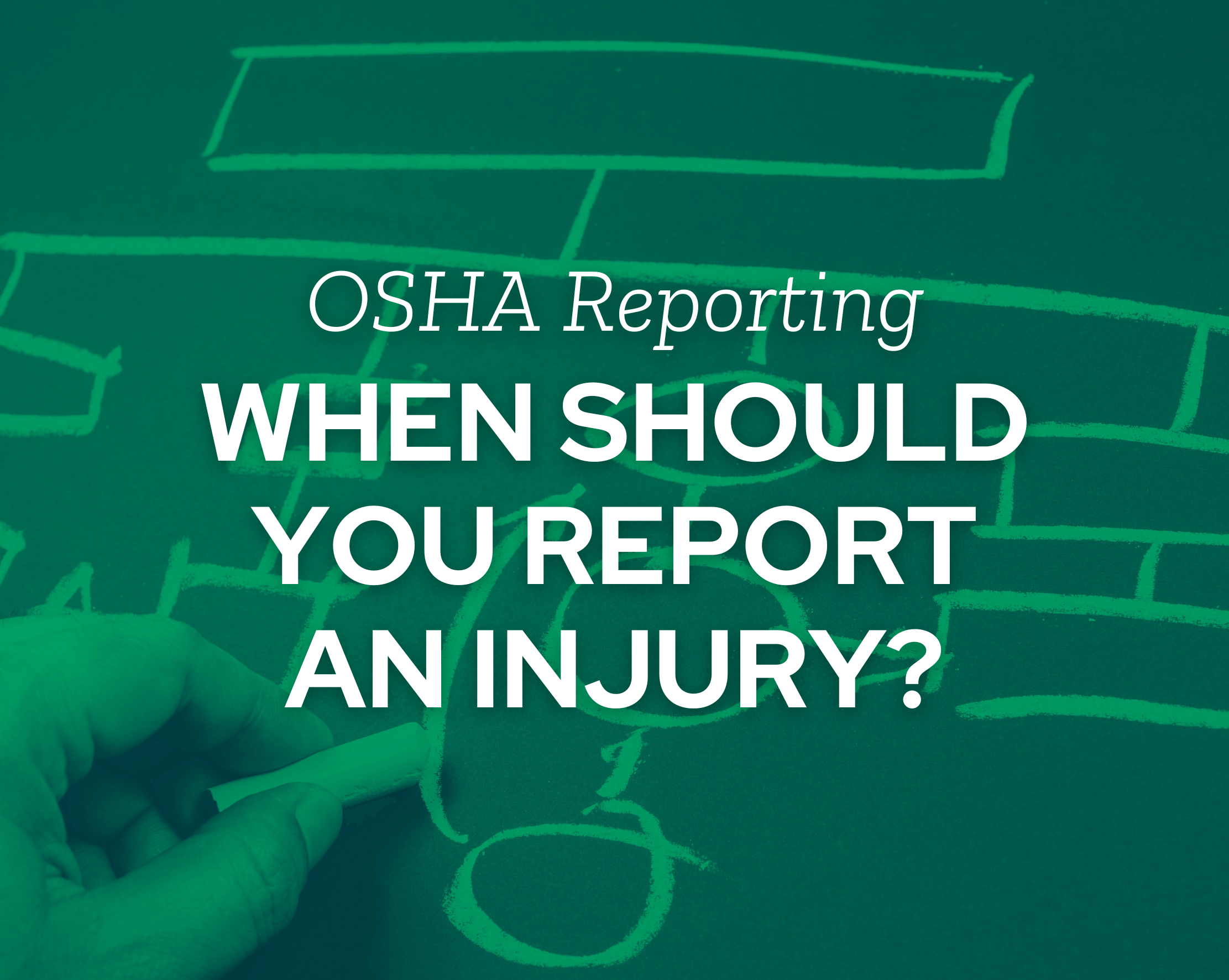 When Should You Report an Injury to OSHA? (Flowchart)