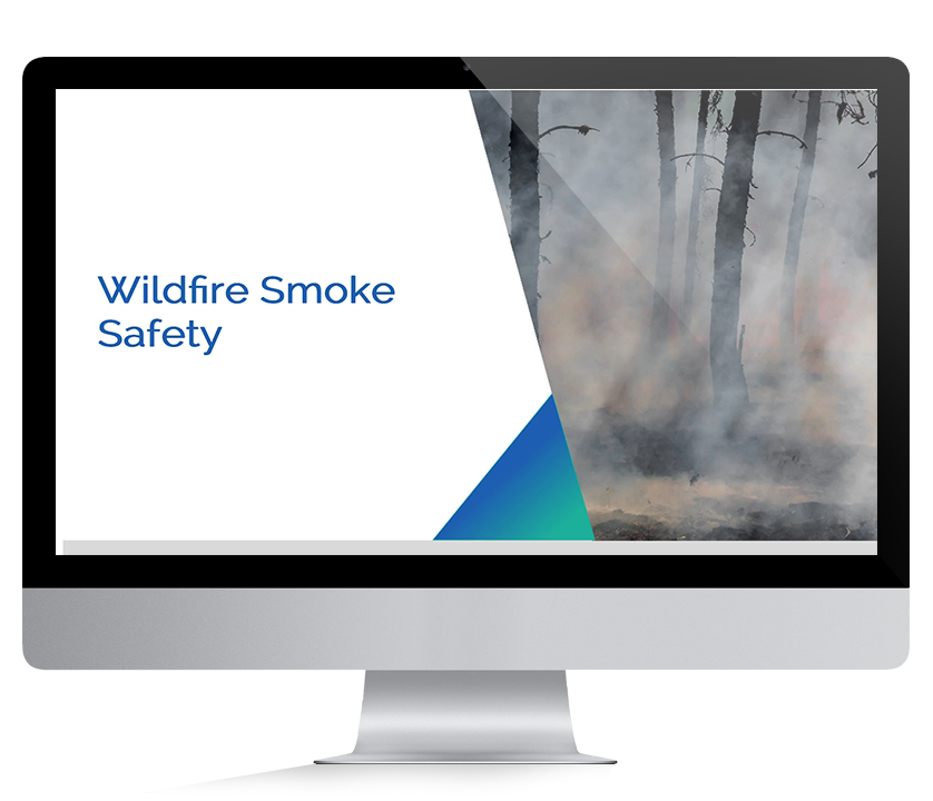 KPA Wildfire Smoke Safety Training Course Video Monitor