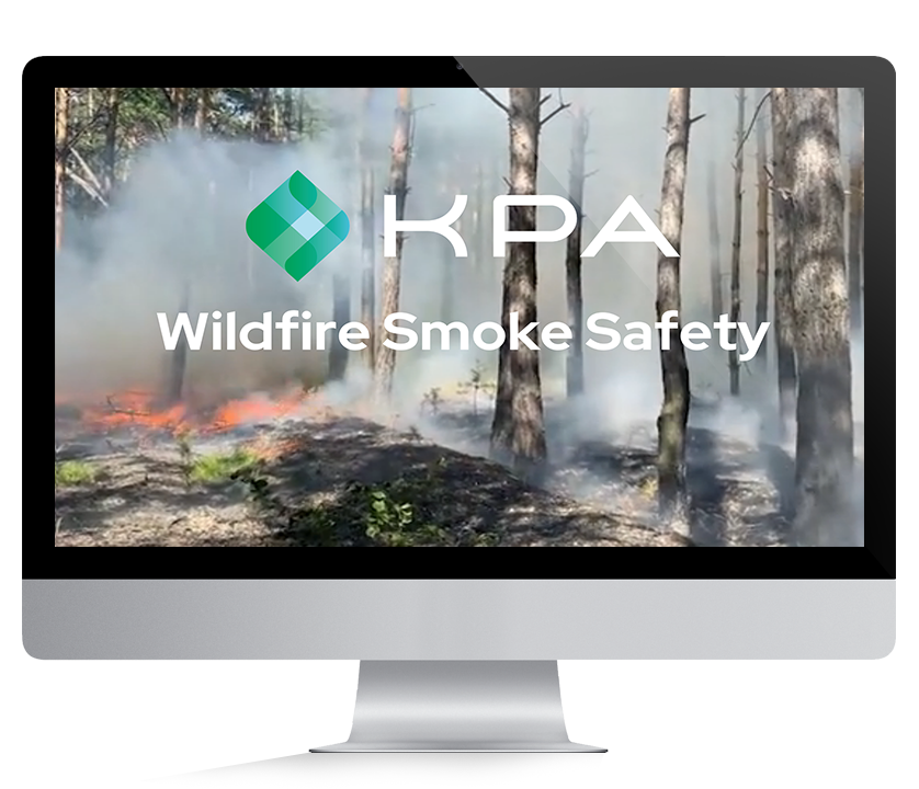 KPA Wildfire Smoke Safety Program Video Monitor