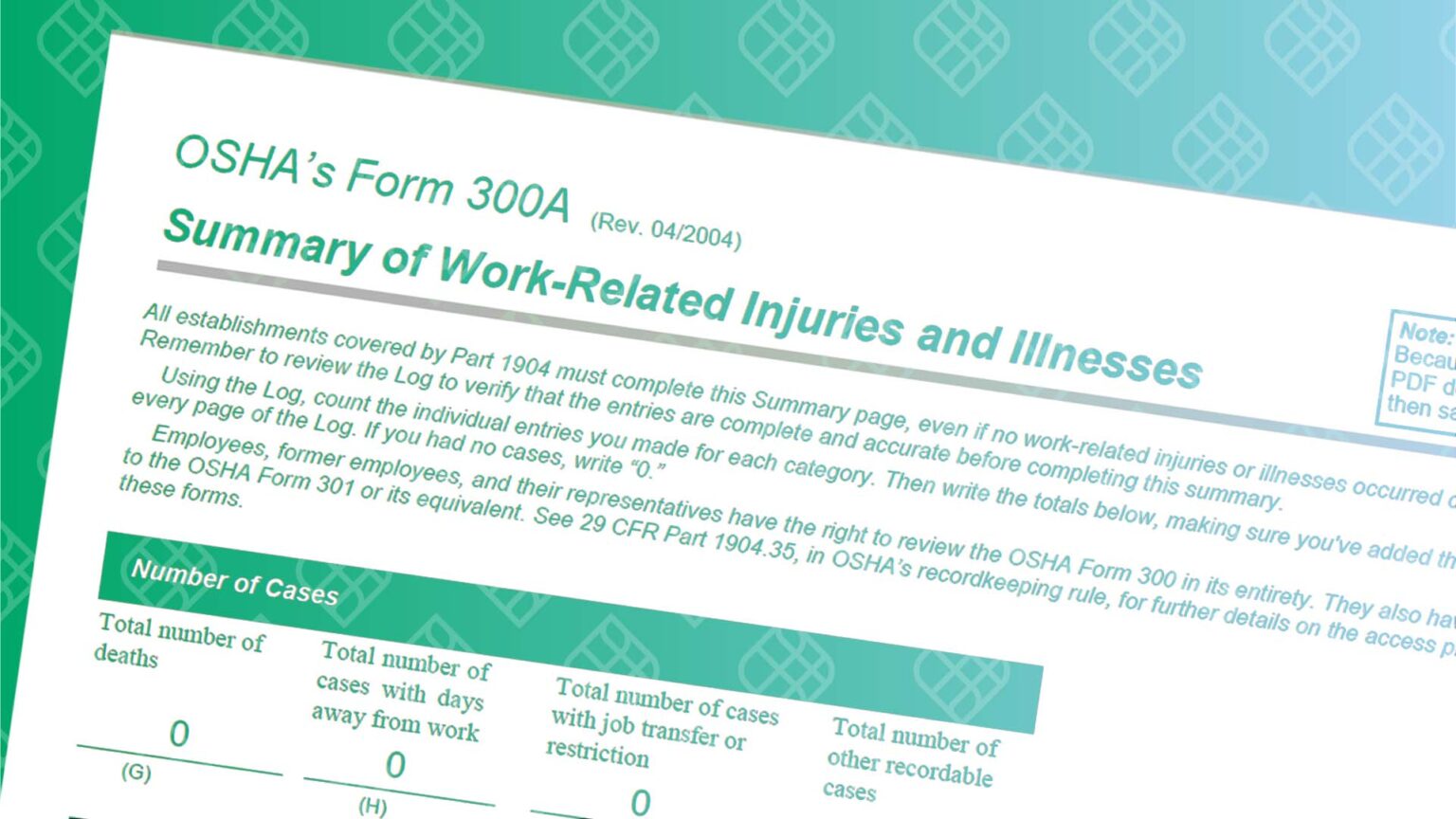 How to Fill Out Your OSHA 300A Form - KPA