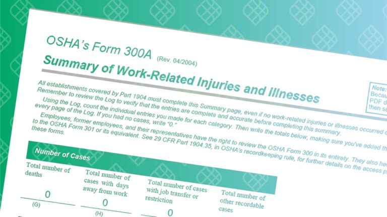 How To Fill Out Your Osha 300a Form Kpa 9952