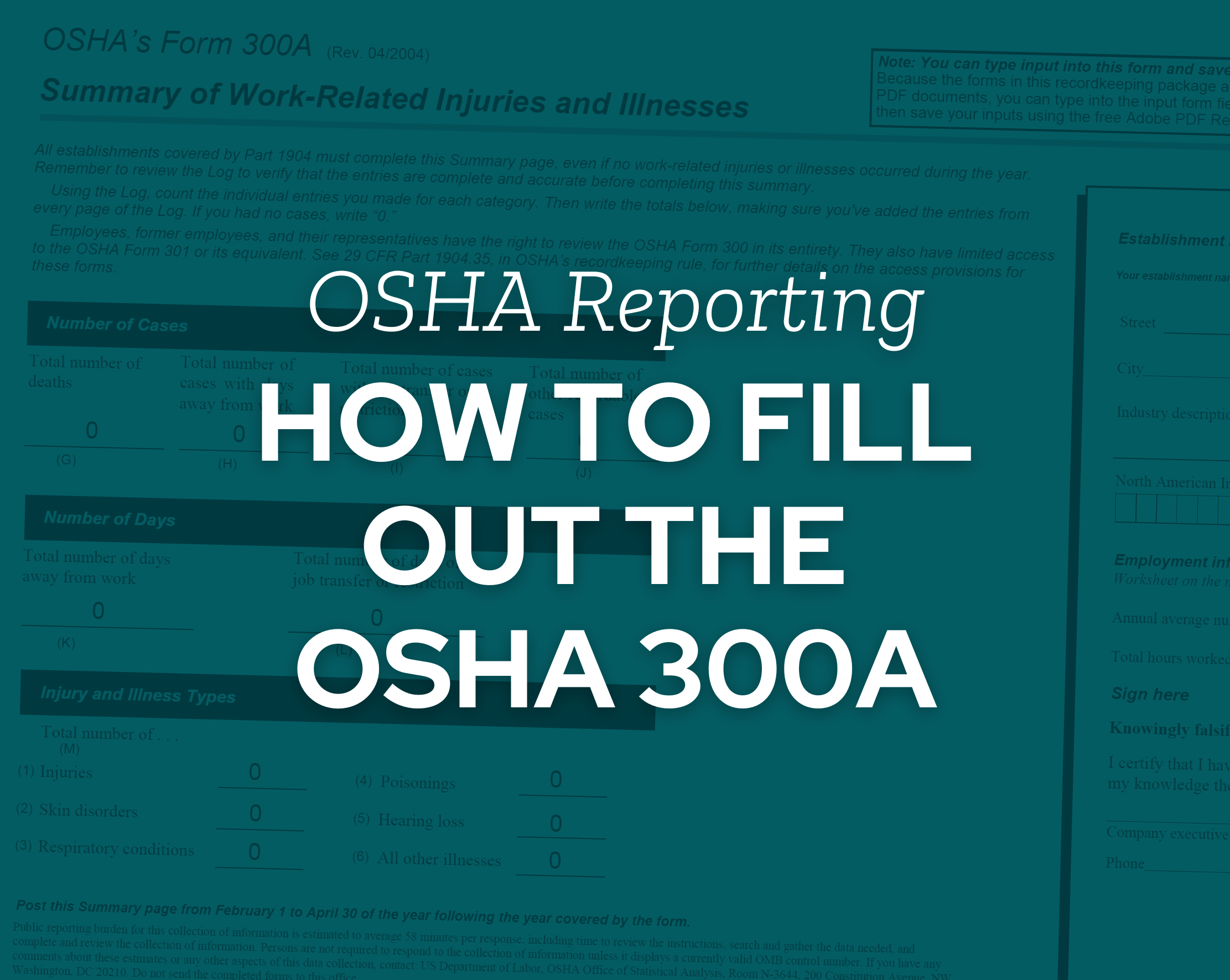 How To Fill Out Your OSHA 300A Form KPA