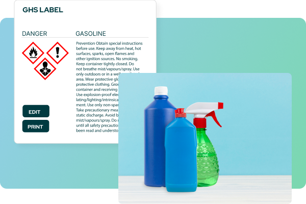 printable msds labels for bottles