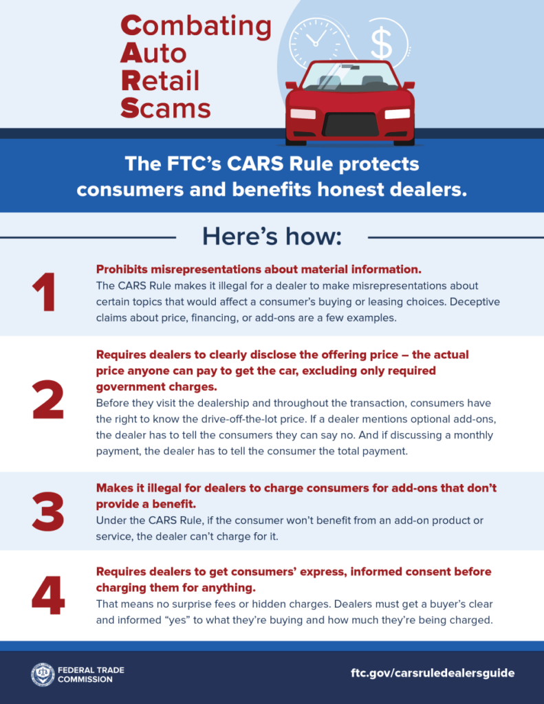 What You Need To Know About The New FTC CARS Rule - KPA