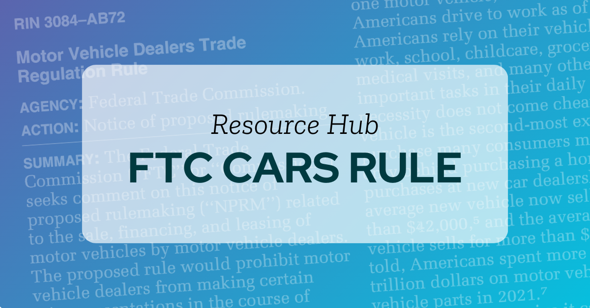 FTC CARS Rule Resource Hub