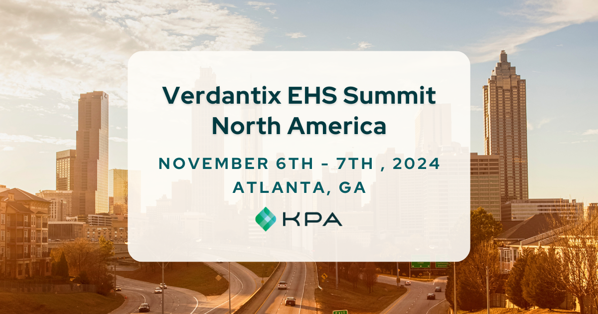 KPA Verdantix EHS Summit