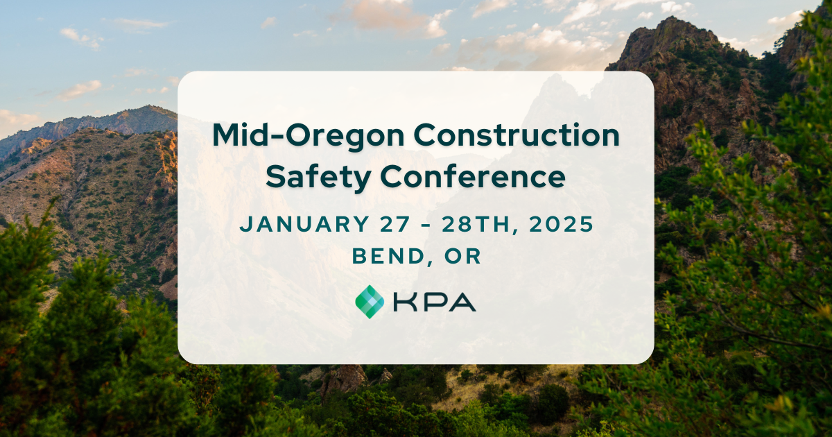 KPA Events 2025 mid oregon construction safety conference