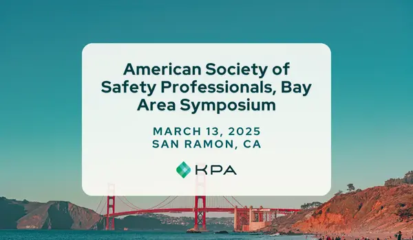American Society of Safety Professionals, Bay Area Symposium - KPA