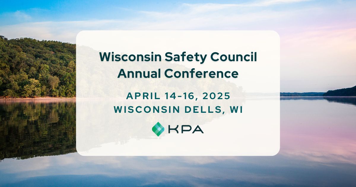 Wisconsin Safety Council’s 83rd Annual Safety Conference April 14-16, 2025 — Wisconsin Dells