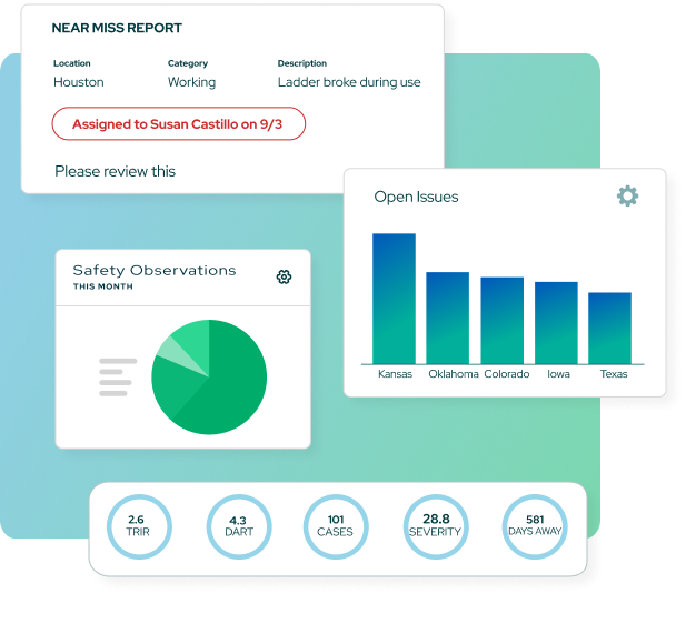 manufacturing dashboard EHS Safety Software - KPA