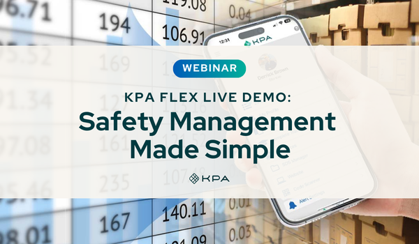 KPA Flex Live Demo: Safety Management Made Simple